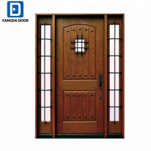 Fangda Rustic Mahogany Type Prehung Front Door